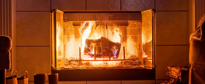 Mendota Hearth Landscape Fireplace Installation in Lake St. Louis, Missouri