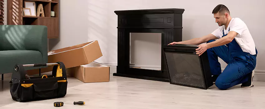 Old Rusted Metal Fireplace Repair And Replacement in Lake St. Louis, MO